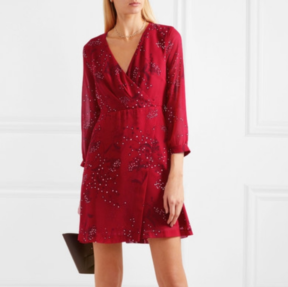 NWT Madewell Hazelwood Wrap-Front Dress